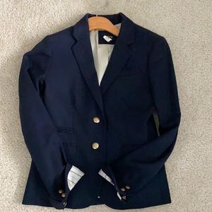 Jcrew women’s schoolboy blazer navy blue